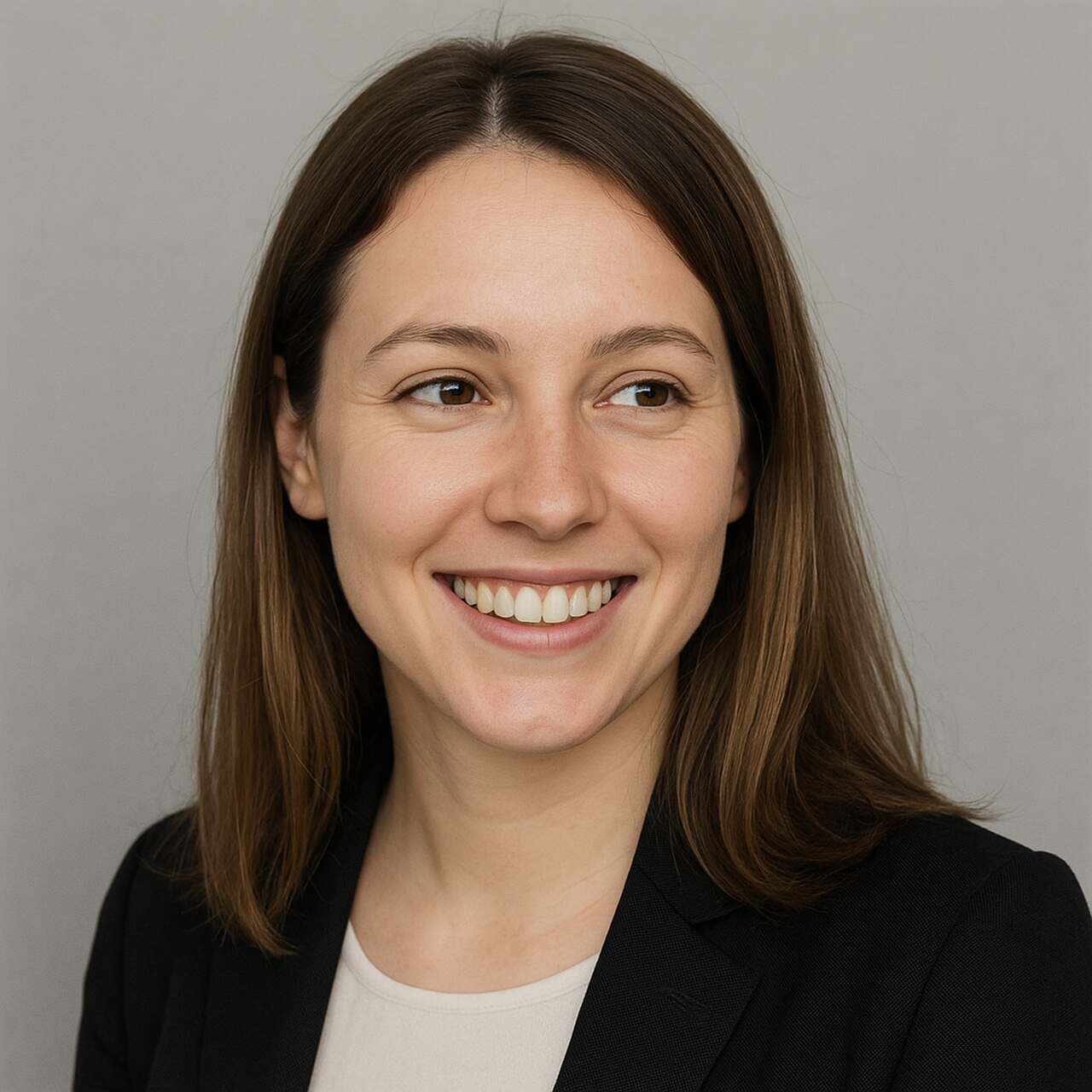 Mulher 25 anos sorrindo